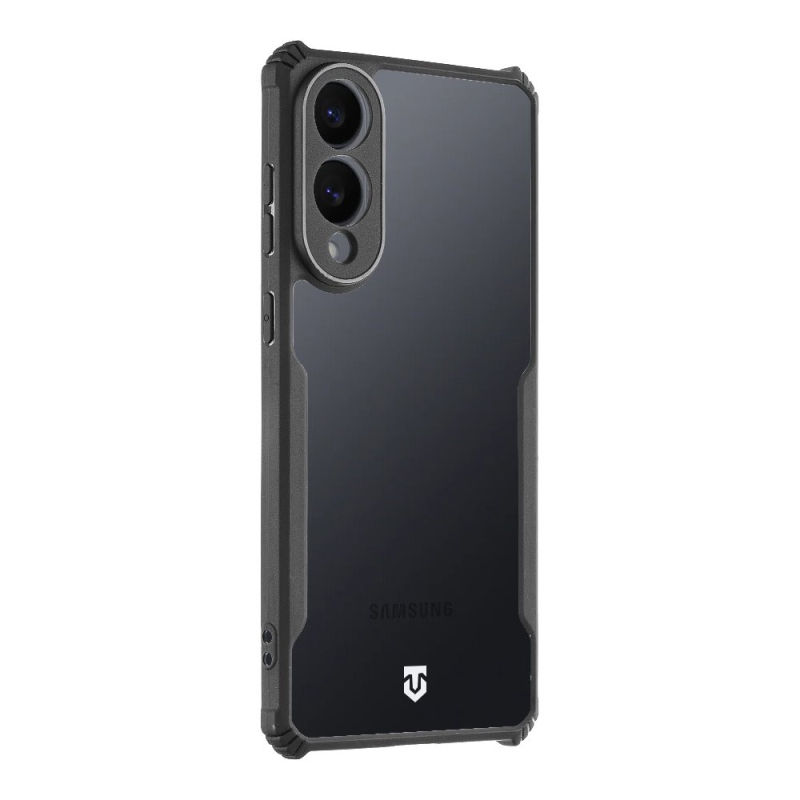 Tactical Quantum Stealth Kryt pre Samsung Galaxy S25 Edge Clear/Black