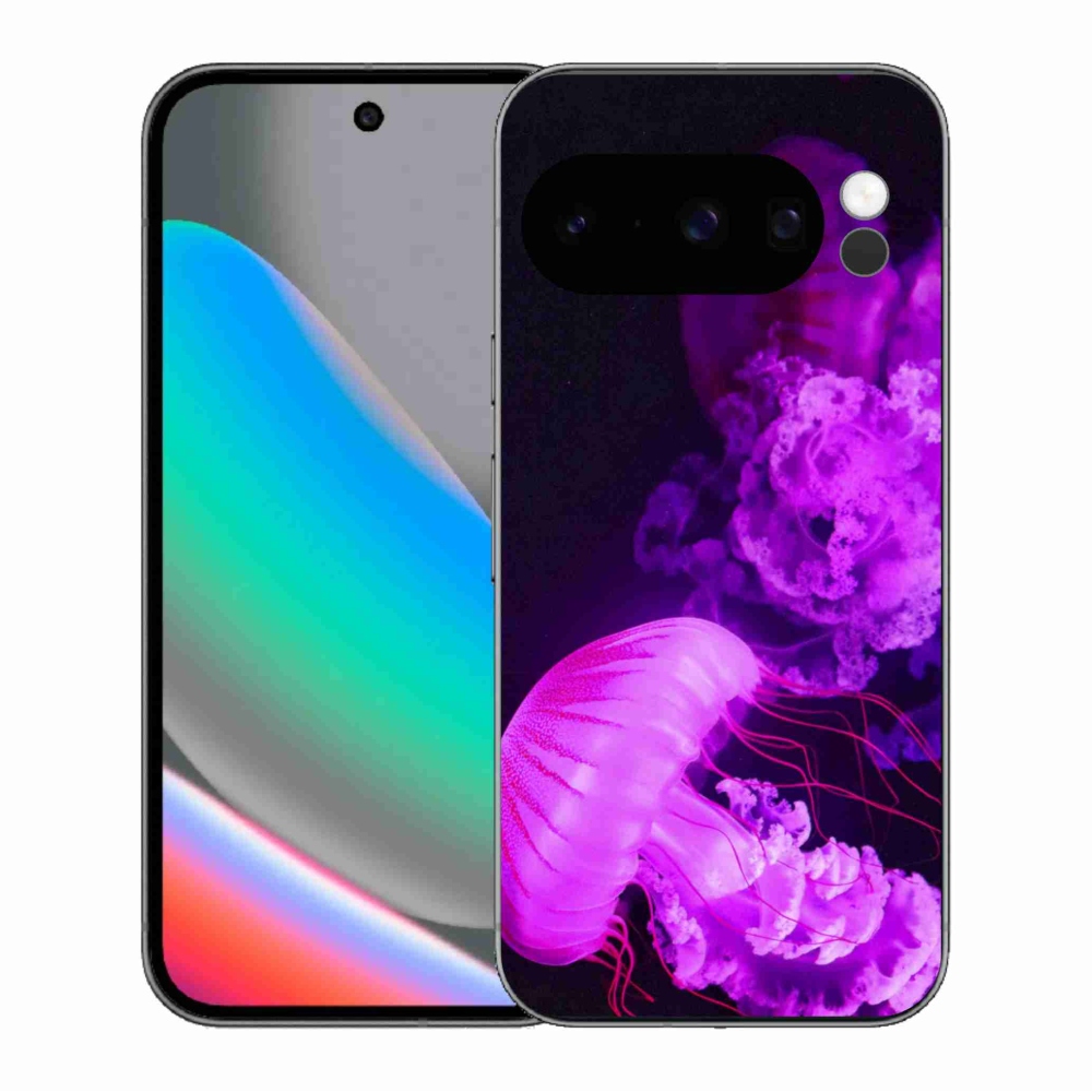 Gélový kryt mmCase na Google Pixel 10 Pro - medúza 1