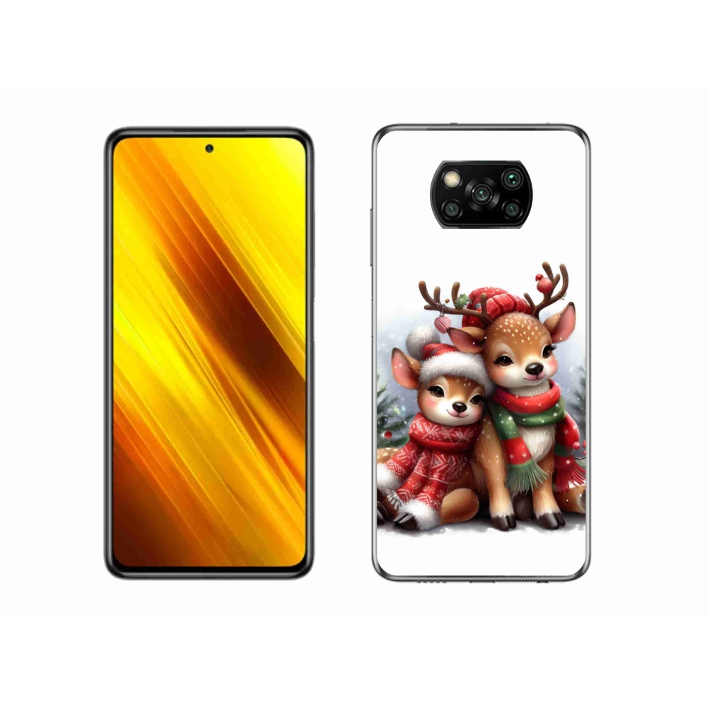 Gélový kryt mmCase na Xiaomi Poco X3 - vianočné soby