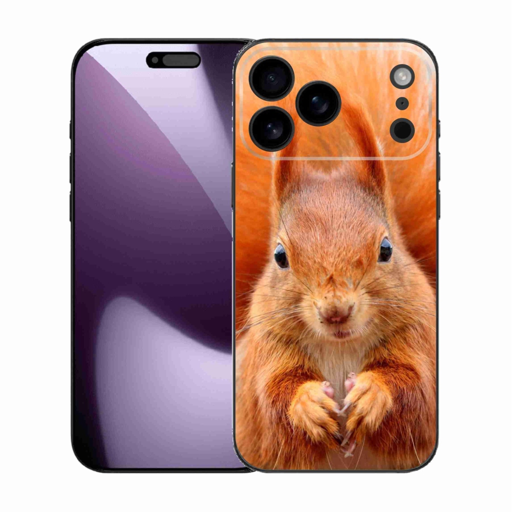 Gélový kryt mmCase na iPhone 17 Pro Max - veverička