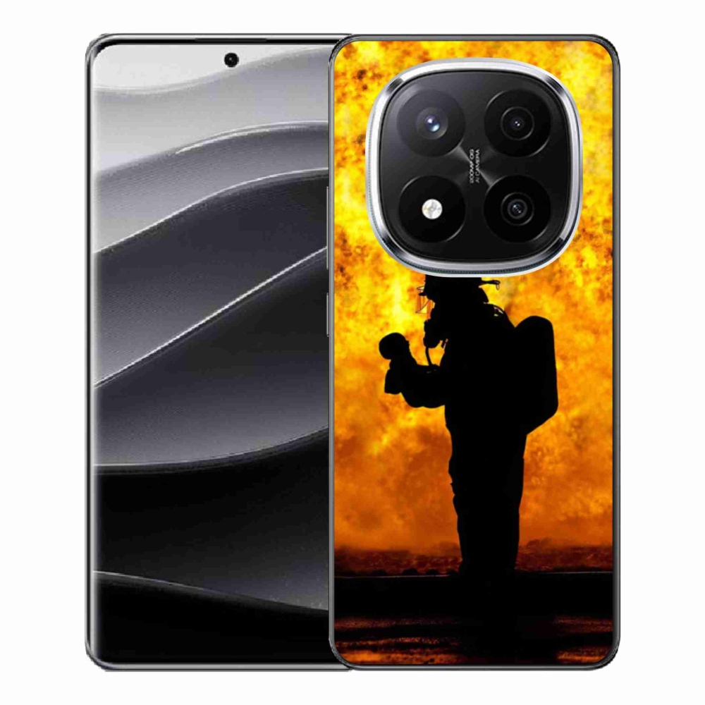 Gélový kryt mmCase na Xiaomi Redmi Note 14 Pro+ 5G - hasič