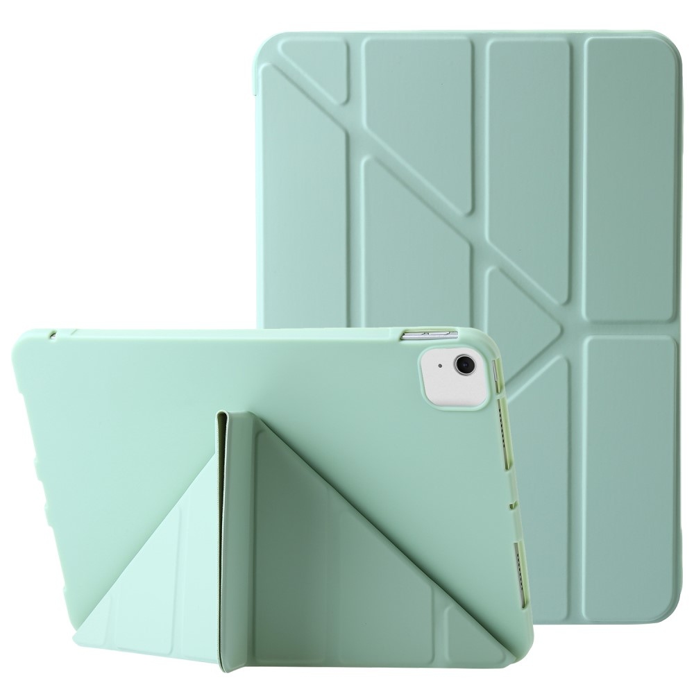 Origamis inteligentné polohovacie puzdro na tablet iPad Air 13 (2024)/(2025) - svetlozelené
