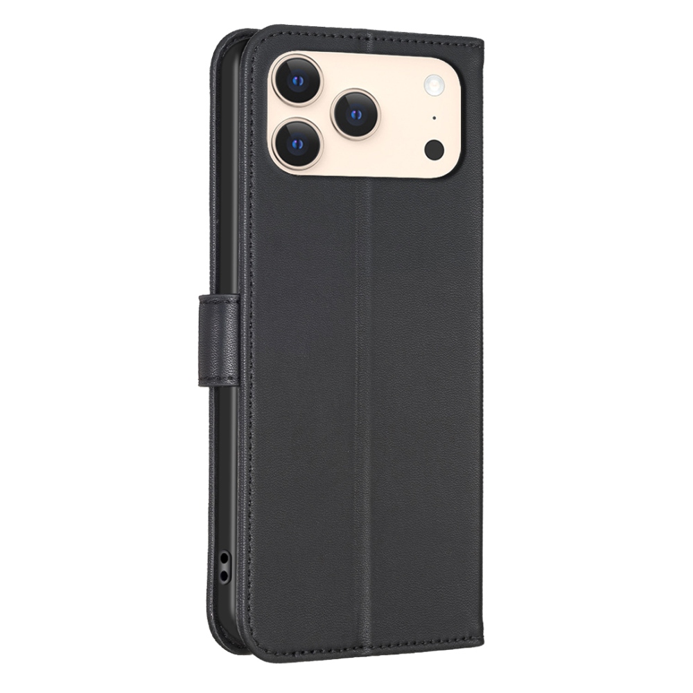 Clover knižkové púzdro na iPhone 17 Pro Max - čierne