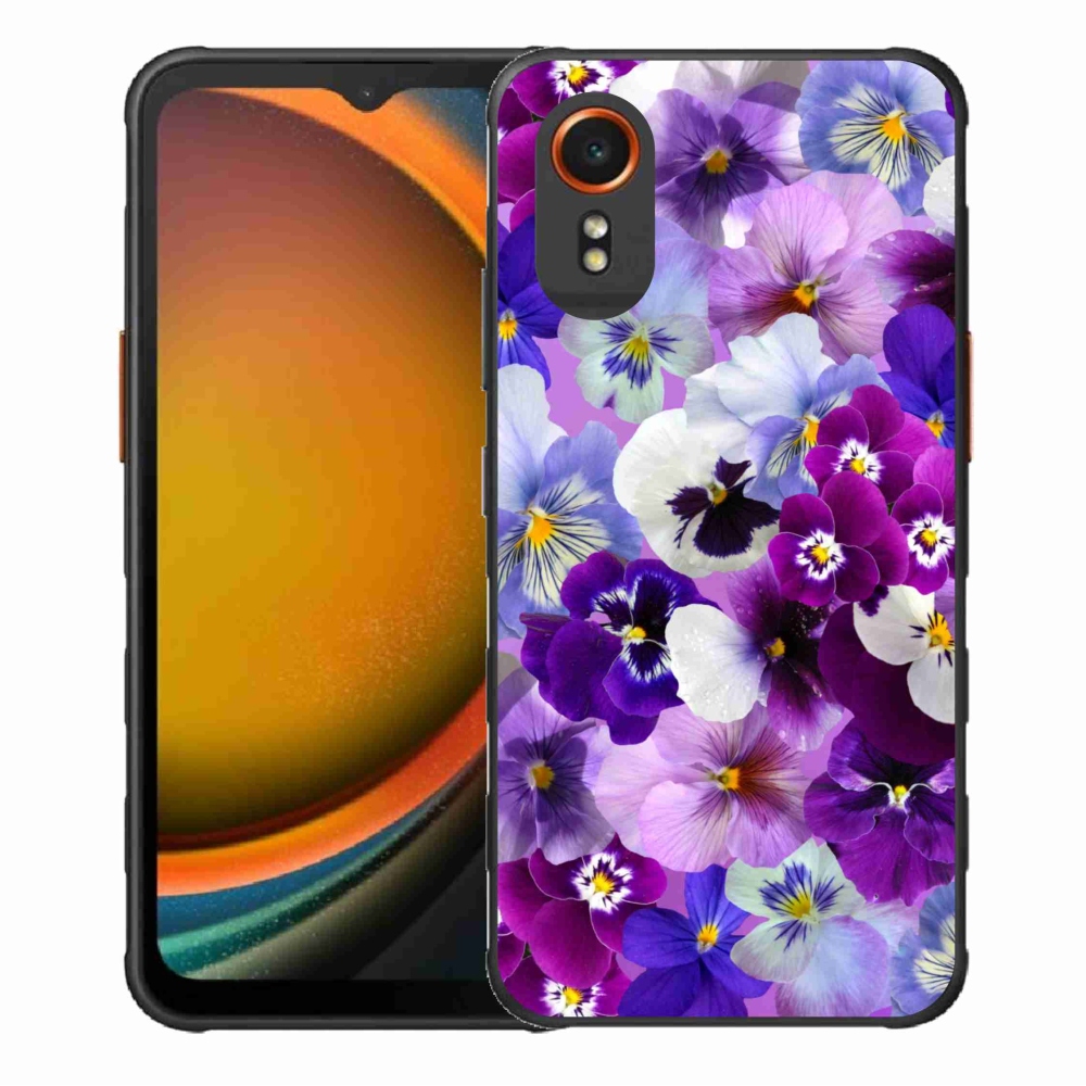 Gélový kryt mmCase na Samsung Galaxy Xcover 7 - kvety 9