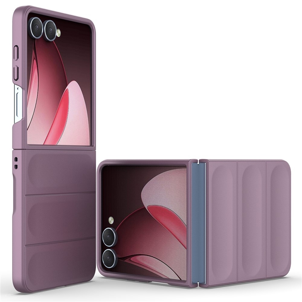Rugg odolný gélový obal na Samsung Galaxy Z Flip7 5G - svetlofialový