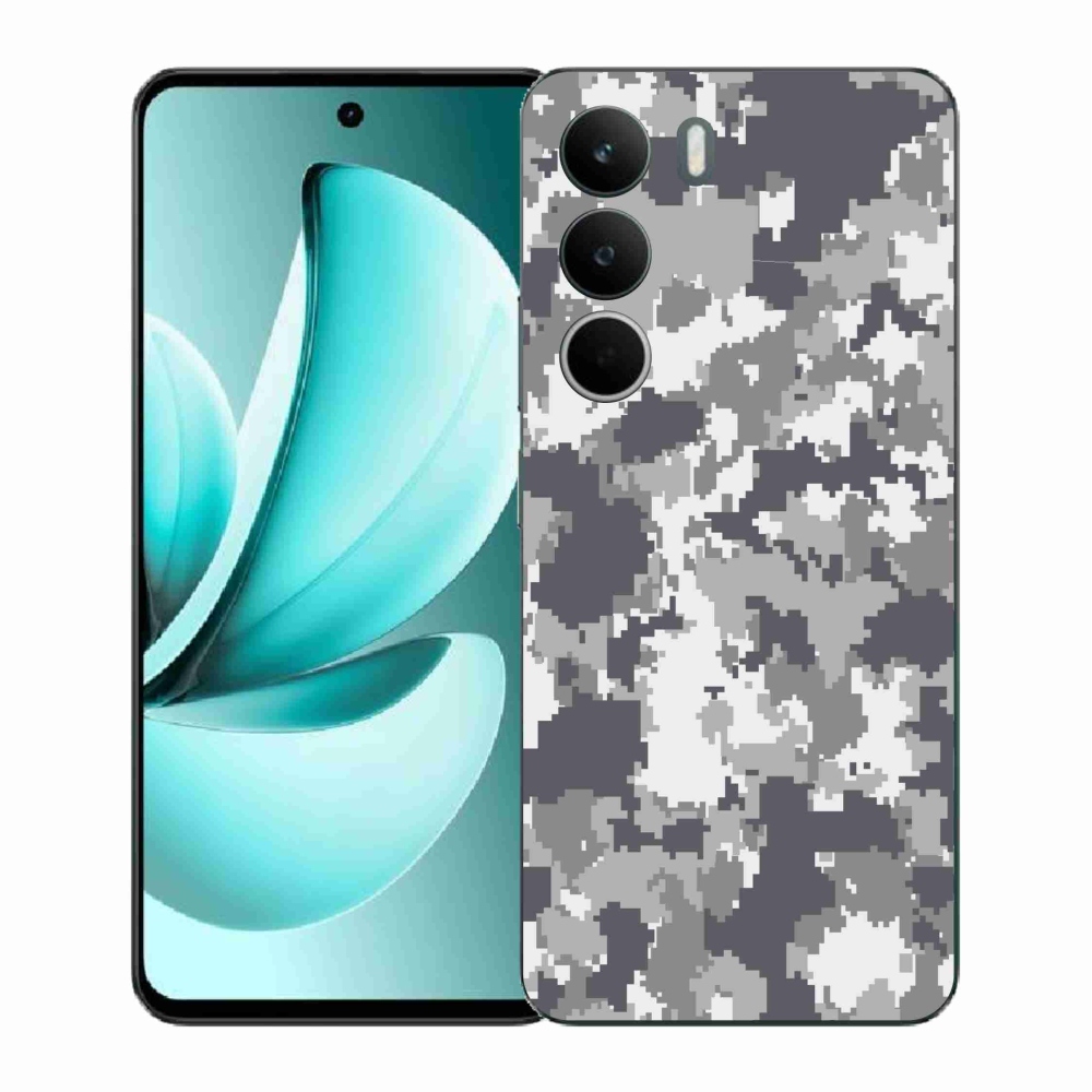 Gélový kryt mmCase na Realme C71 - maskáčový vzor 2