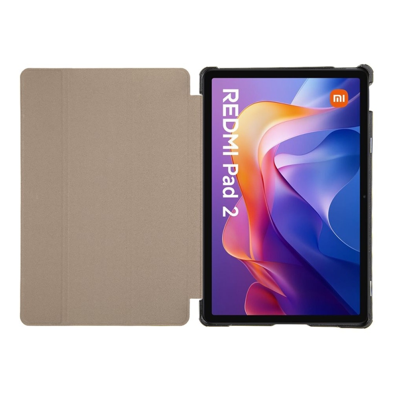 Taktické skladacie puzdro Book Tri pre Xiaomi Redmi Pad 2 Black
