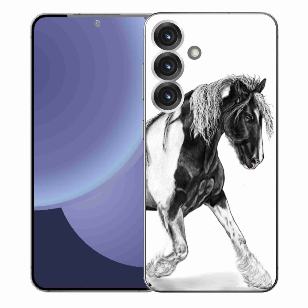 Gélový kryt mmCase na Samsung Galaxy S25+ - kôň