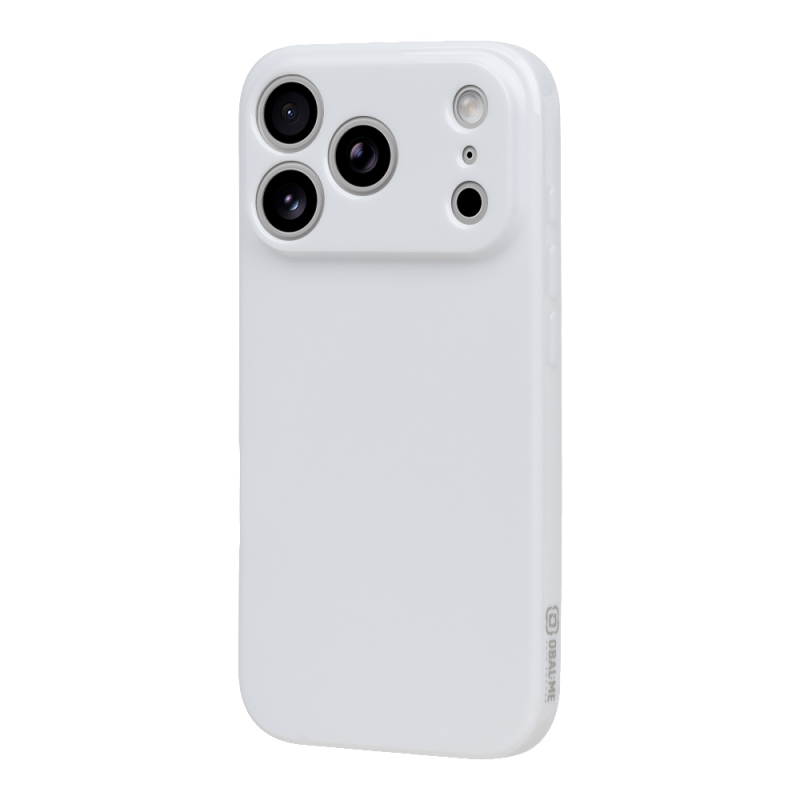 OBAL:ME Lesklé puzdro pre Apple iPhone 18 Pro, biele