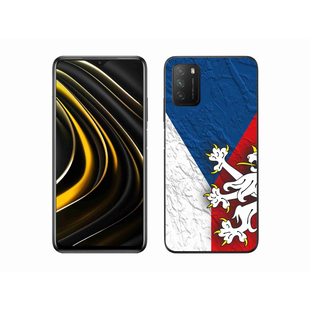 Gélový kryt mmCase na Xiaomi Poco M3 - česká vlajka 1