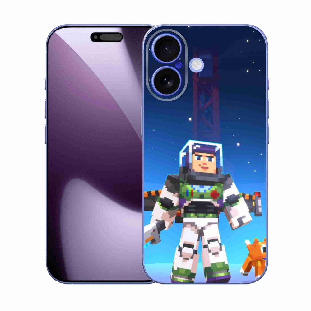 Gélový kryt mmCase na iPhone 17 - minecraft 2