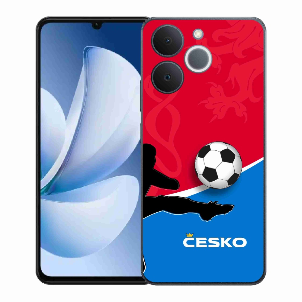 Gélový kryt mmCase na Realme Note 70T - futbal Česko 2