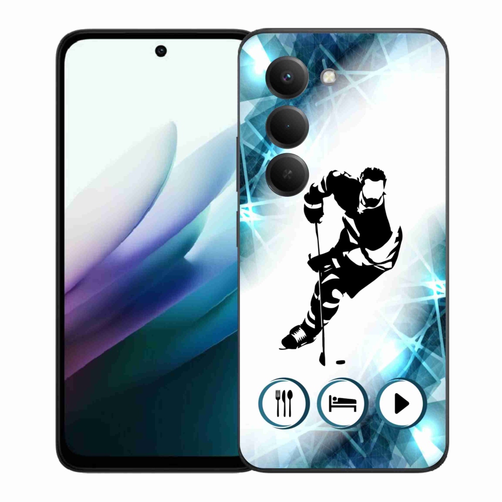 Gélový kryt mmCase na Xiaomi Redmi 15 4G/5G (171mm) - hokej 1