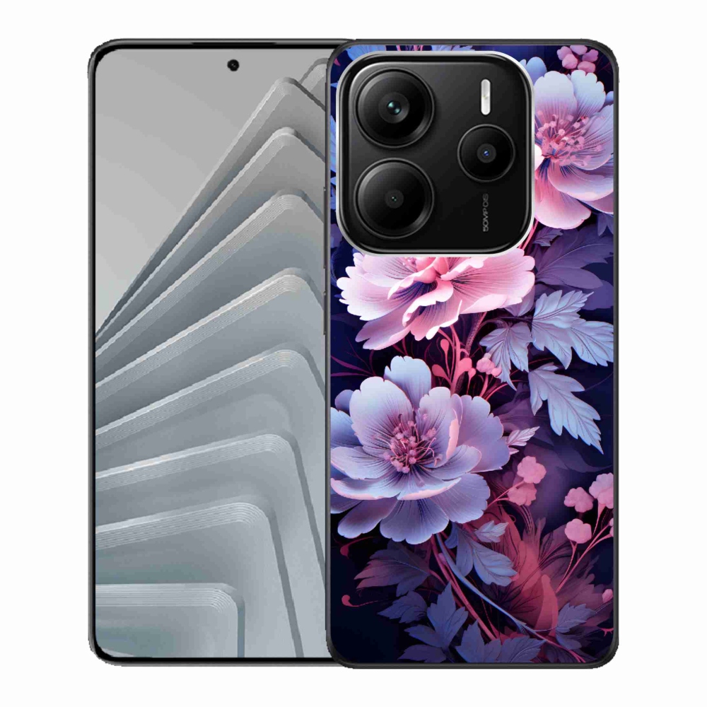 Gélový kryt mmCase na Xiaomi Redmi Note 14 5G - kvety 11