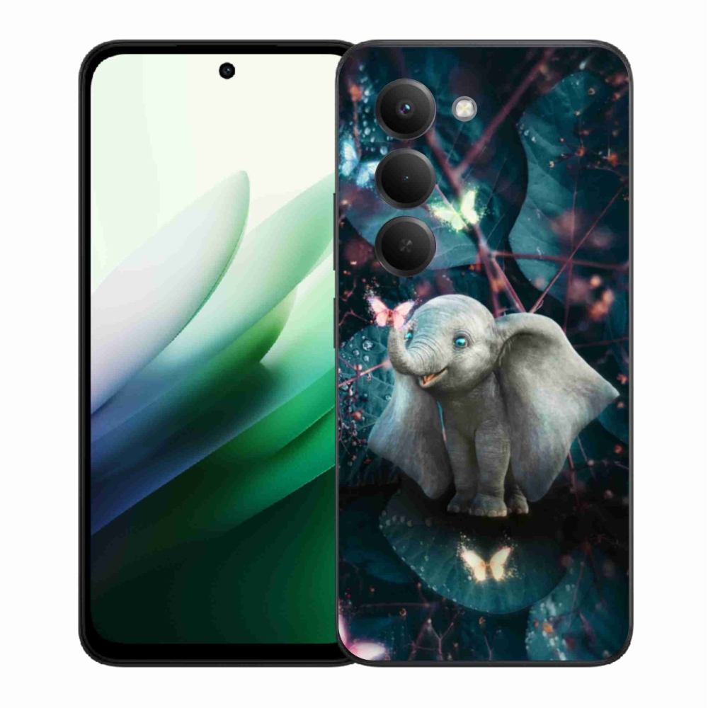Gélový kryt mmCase na Xiaomi Redmi 15 5G (169mm) - roztomilý slon
