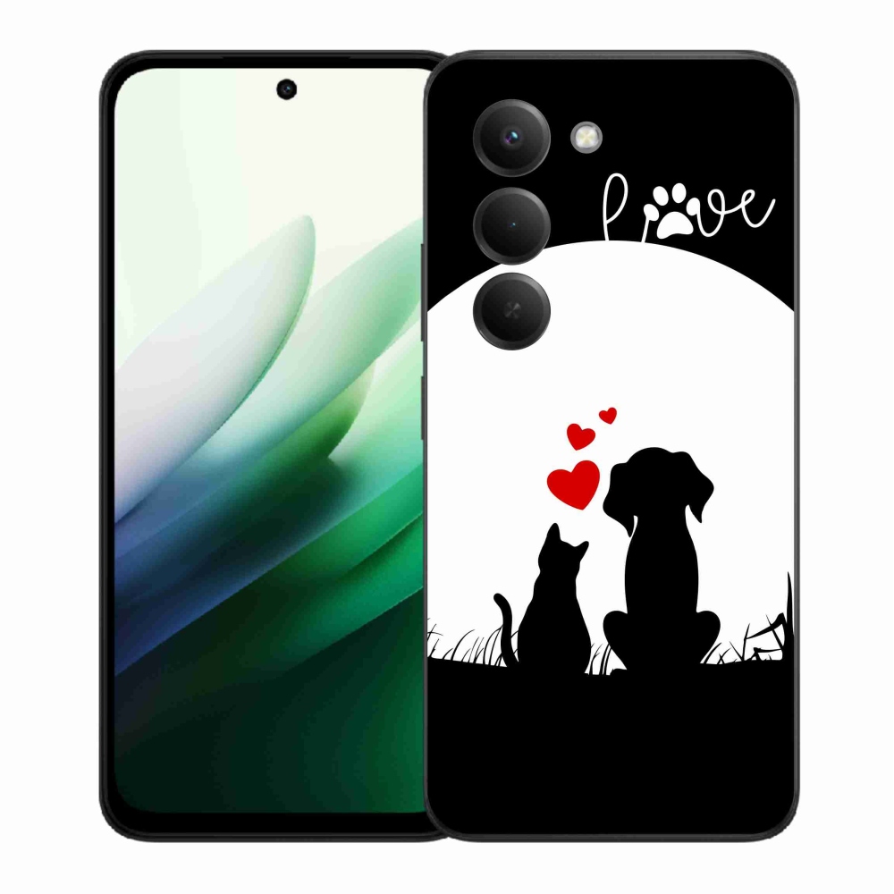 Gélový kryt mmCase na Xiaomi Redmi 15 5G (169mm) - zvieracia láska