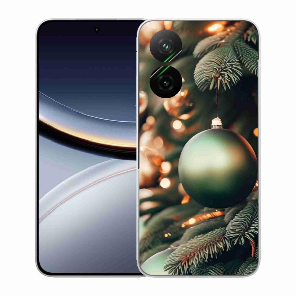 Gélový kryt mmCase na Xiaomi Poco F7 5G - vianočné ozdoby 1