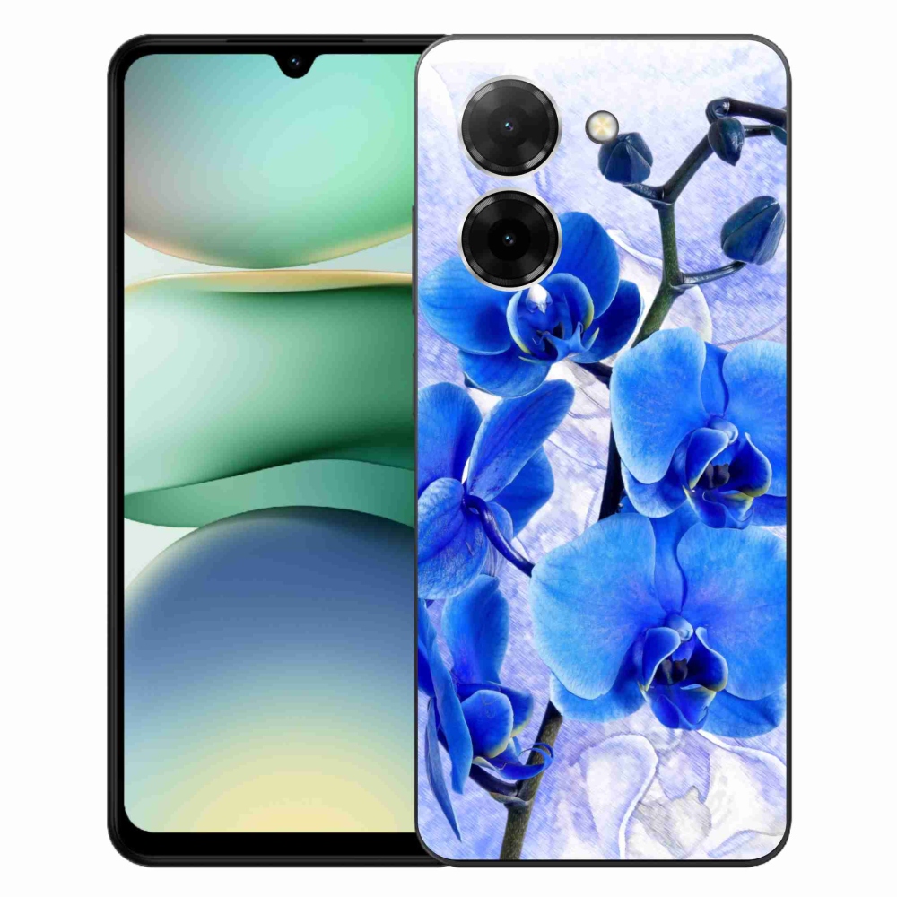 Gélový kryt mmCase na Xiaomi Redmi A5 (171.7x77.8x8.3mm) - modré kvety