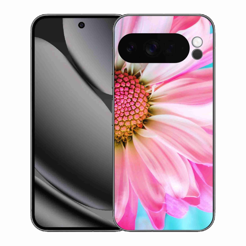 Gélový kryt mmCase na Google Pixel 10 Pro XL - ružový kvet