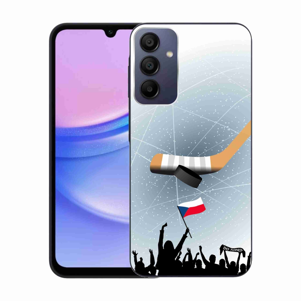 Gélový kryt mmCase na Samsung Galaxy A15 4G/5G - fanúšikovia hokeja