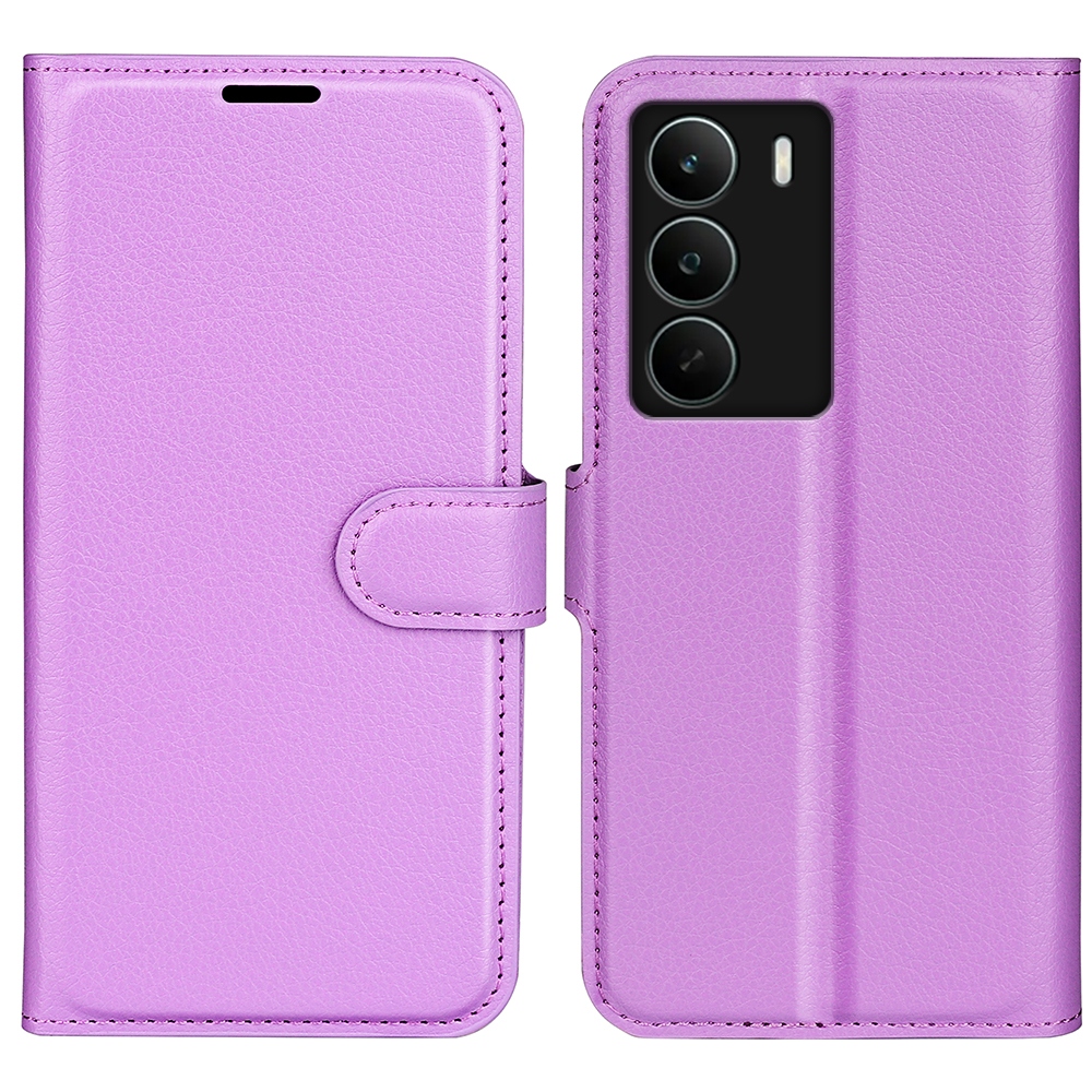 Litchi knižkové puzdro na Realme C71 - fialové