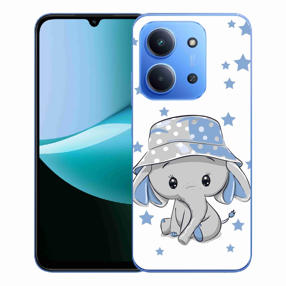 Gélový kryt mmCase na Xiaomi Redmi 15C 4G/5G (173mm) - modrý slon