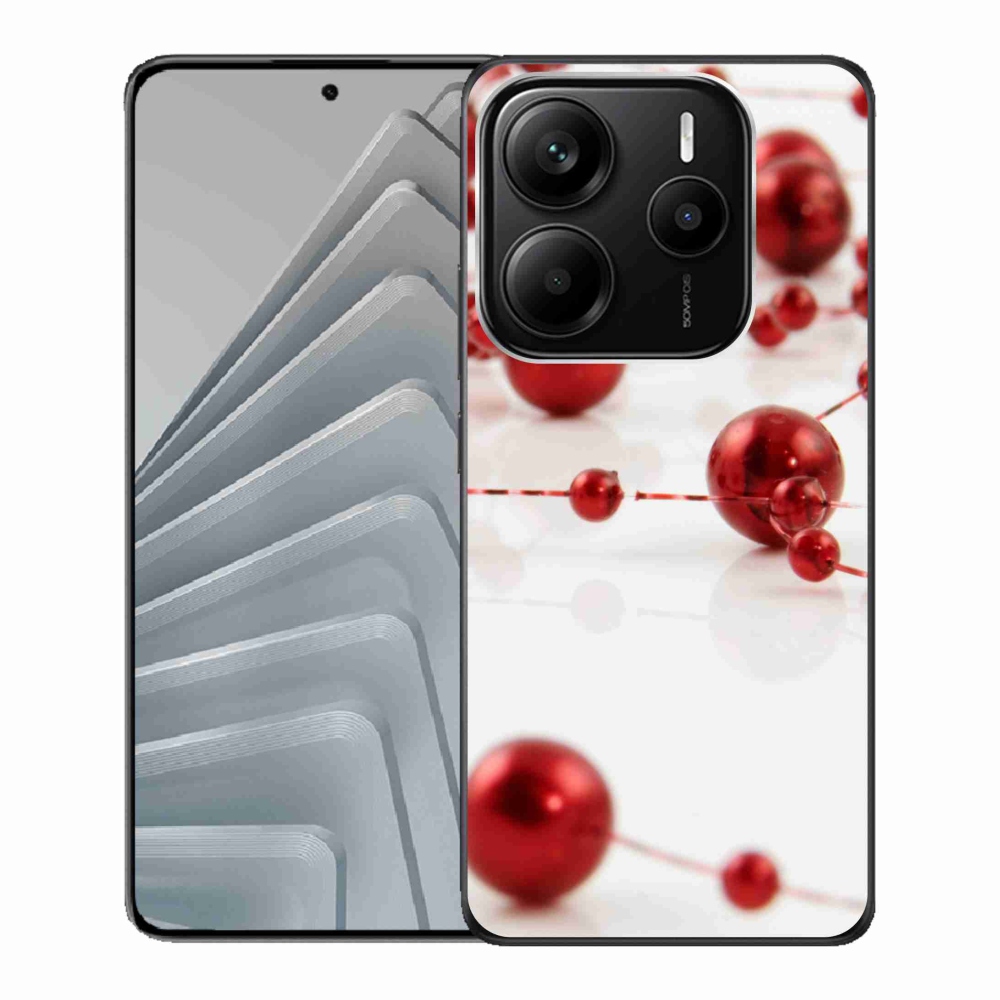 Gélový kryt mmCase na Xiaomi Redmi Note 14 5G - vianočný reťaz