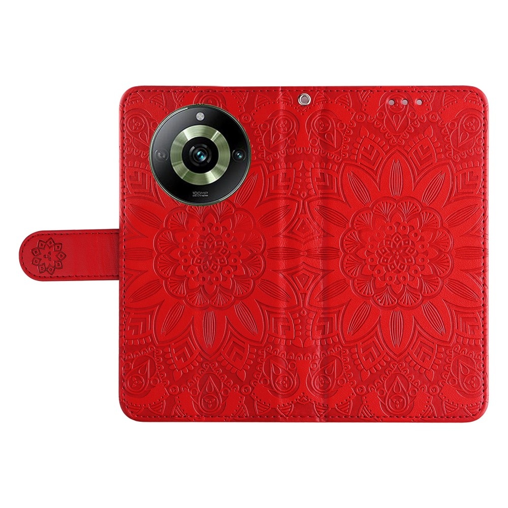 Sunflower knižkové púzdro na Realme 11 Pro 5G/11 Pro+ 5G - červené