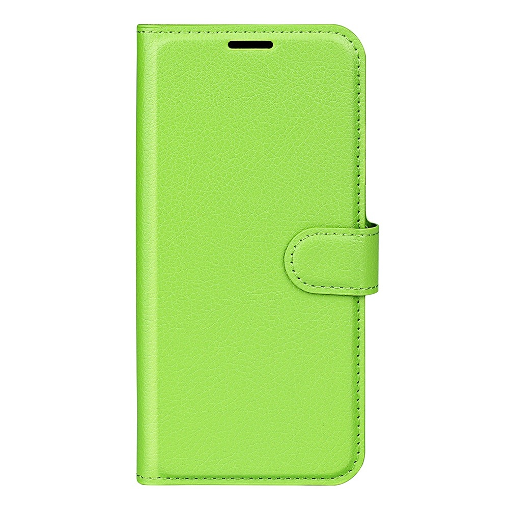 Litchi knižkové púzdro na Samsung Galaxy Xcover 7 Pro - zelené