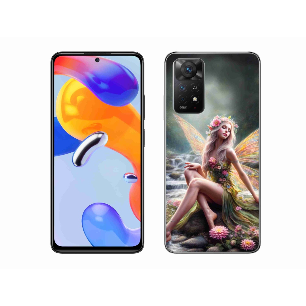 Gélový kryt mmCase na Xiaomi Redmi Note 11 Pro 4G/5G - motýlia žena 1