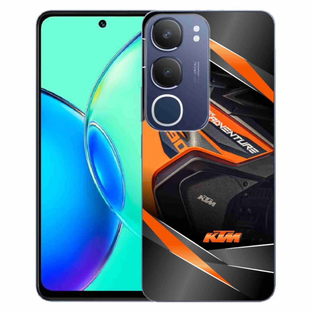 Gélový kryt mmCase na Vivo Y19s - motorka ktm