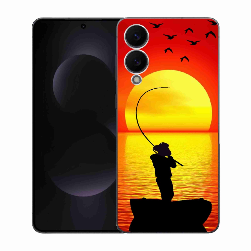 Gélový kryt mmCase na Samsung Galaxy S25 Edge - rybárčenie