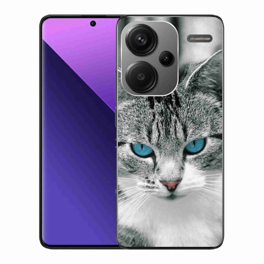 Gélový kryt mmCase na Xiaomi Redmi Note 13 Pro+ 5G - mačacie pohľad 1