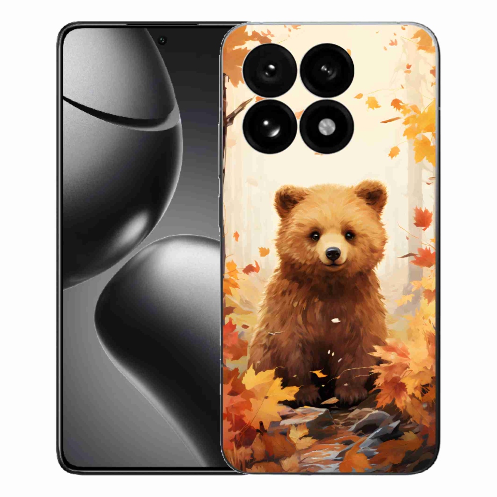 Gélový kryt mmCase na Xiaomi 15T - medveď v lese