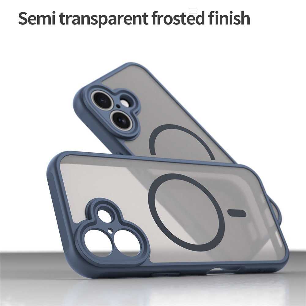Case matný gélový obal s MagSafe na iPhone 17 - modrý