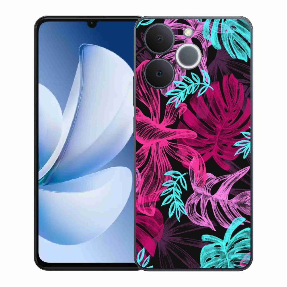 Gélový kryt mmCase na Realme Note 70T - kvety 1