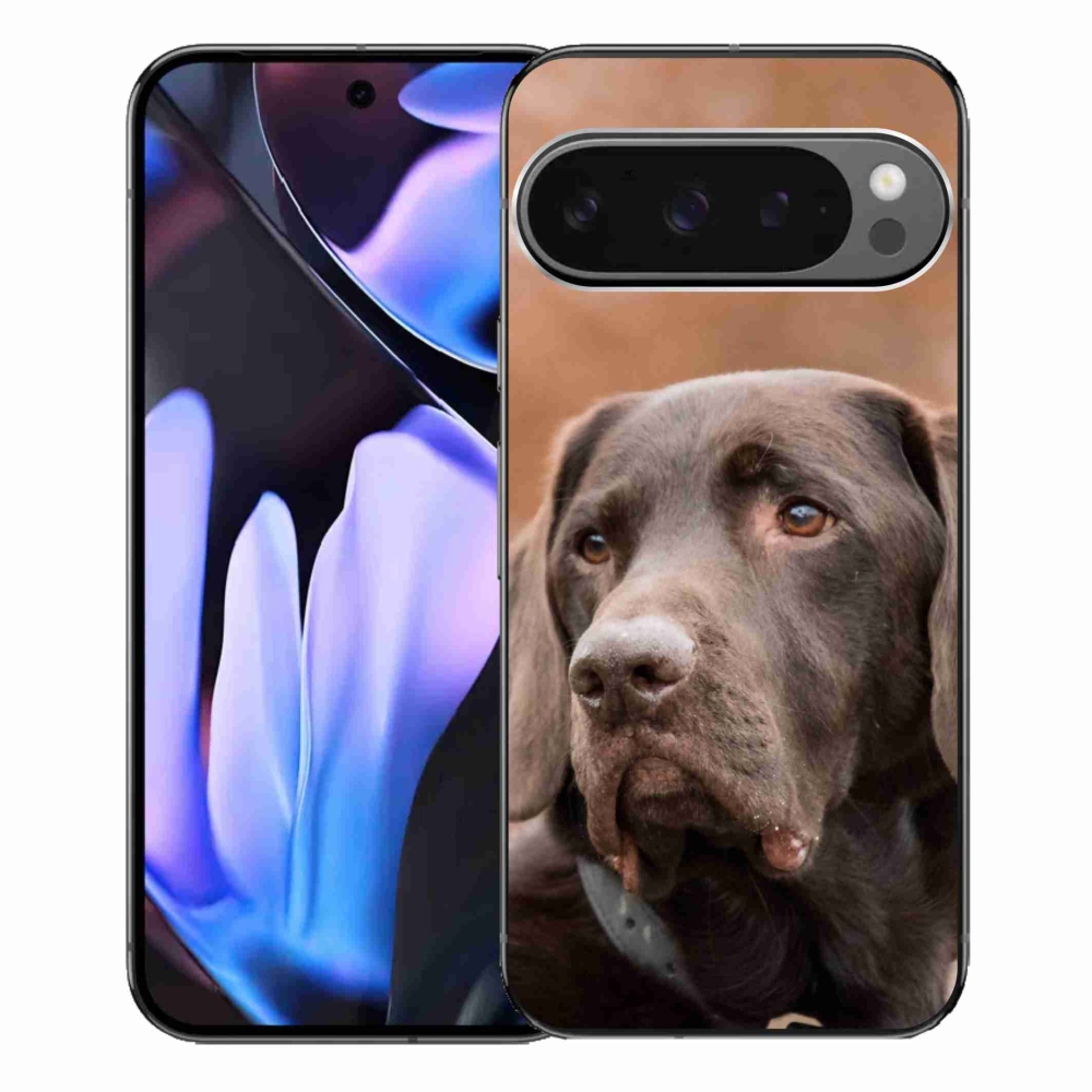 Gélový obal mmCase na Google Pixel 9 Pro XL - hnedý labrador