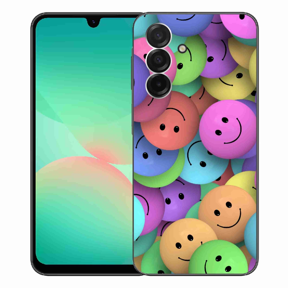 Gélový kryt mmCase na Samsung Galaxy A26 5G - farební smajlíci