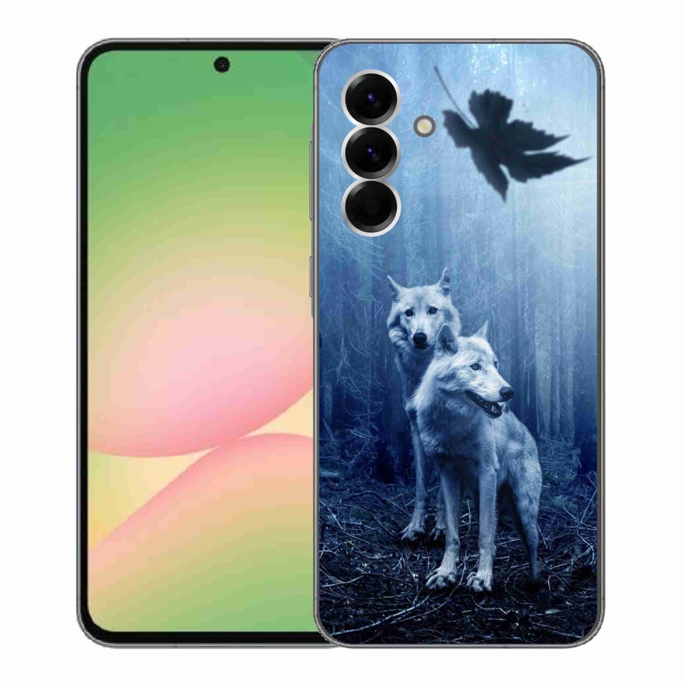 Gélový kryt mmCase na Samsung Galaxy A56 5G - vlci v lese