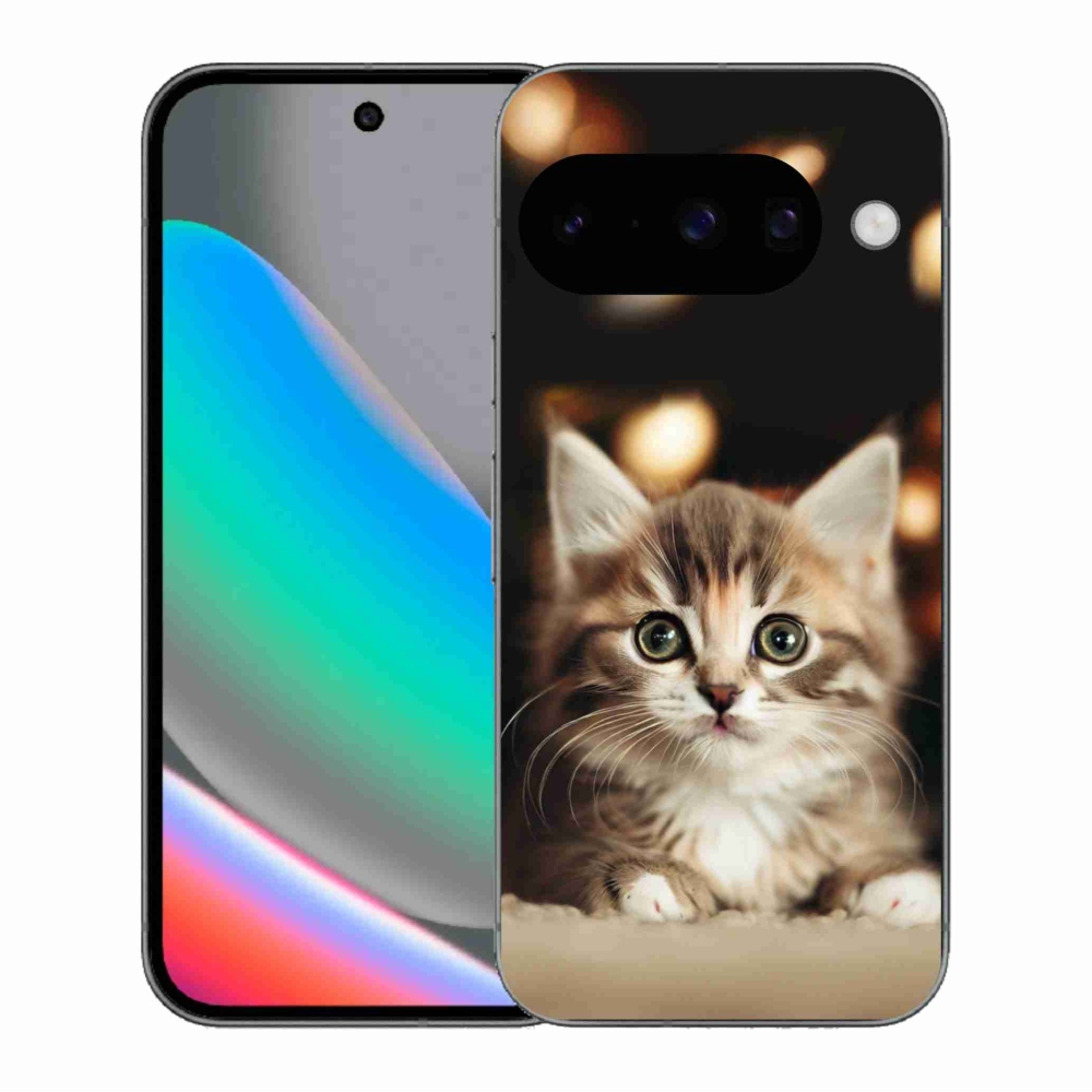 Gélový kryt mmCase na Google Pixel 10 - roztomilé mačiatko 2
