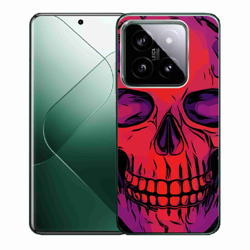 Gélový obal mmCase na Xiaomi 14 - lebka