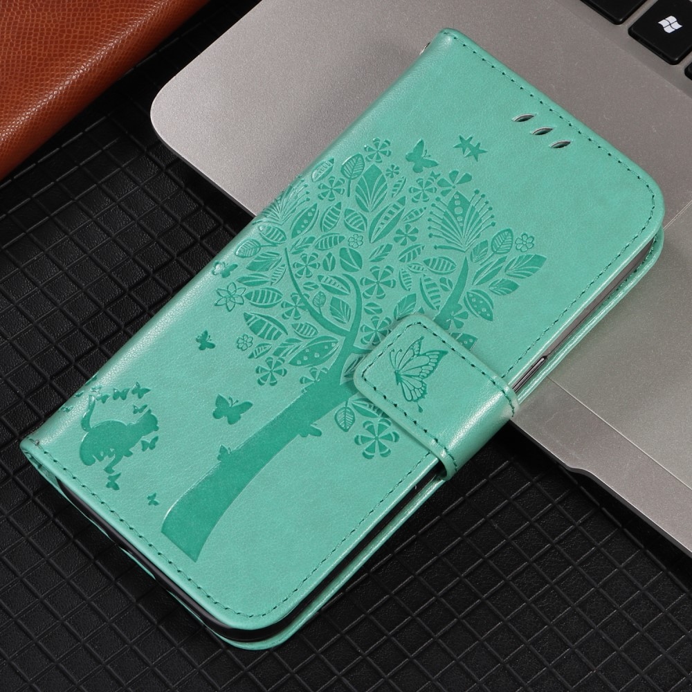 Trees knižkové puzdro na Xiaomi Redmi A5 (173.45x79.35x8.45mm) - modrozelené