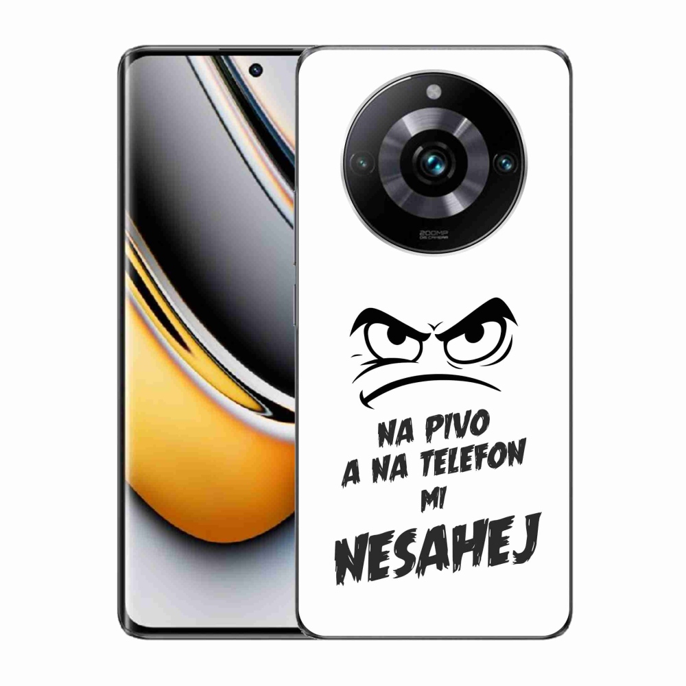 Gélový kryt mmCase na Realme 11 Pro/11 Pro+ - pivný motív 2 biele pozadie