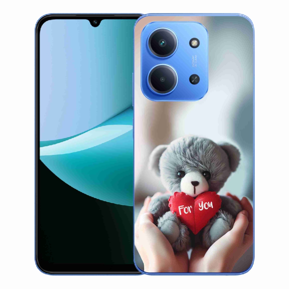 Gélový kryt mmCase na Xiaomi Redmi 15C 4G/5G (173mm) - medvedík pre zamilovaných