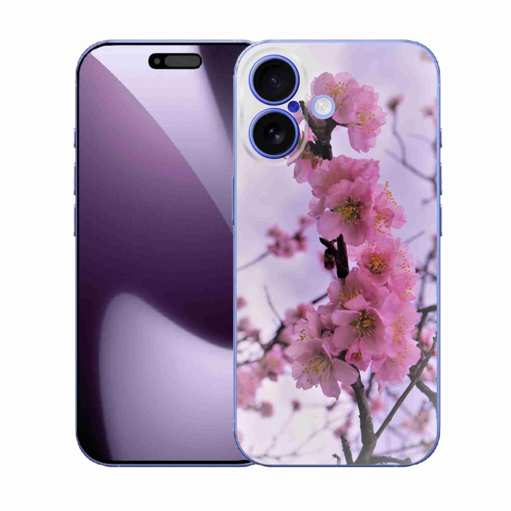 Gélový kryt mmCase na iPhone 17 - kvety 7