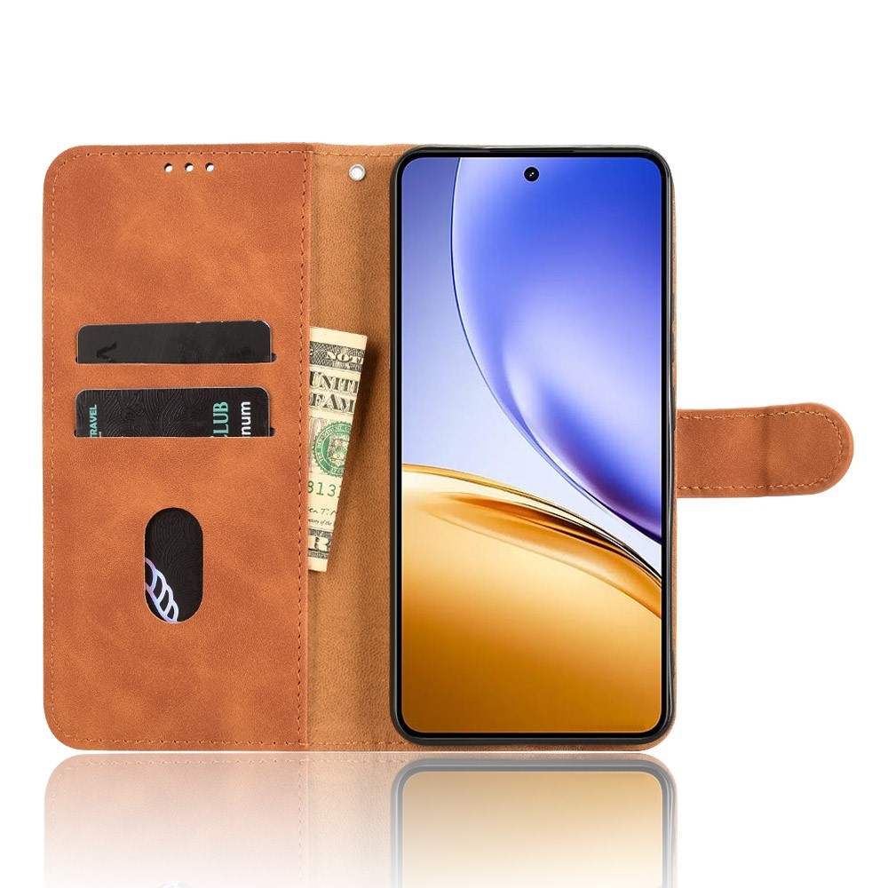 Feel knižkové puzdro na Realme 14 5G - hnedé