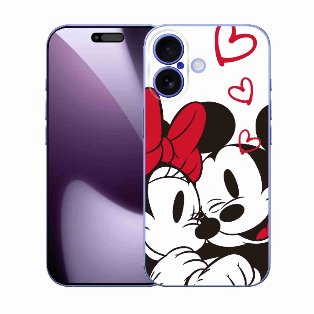 Gélový kryt mmCase na iPhone 17 - minnie a mickey