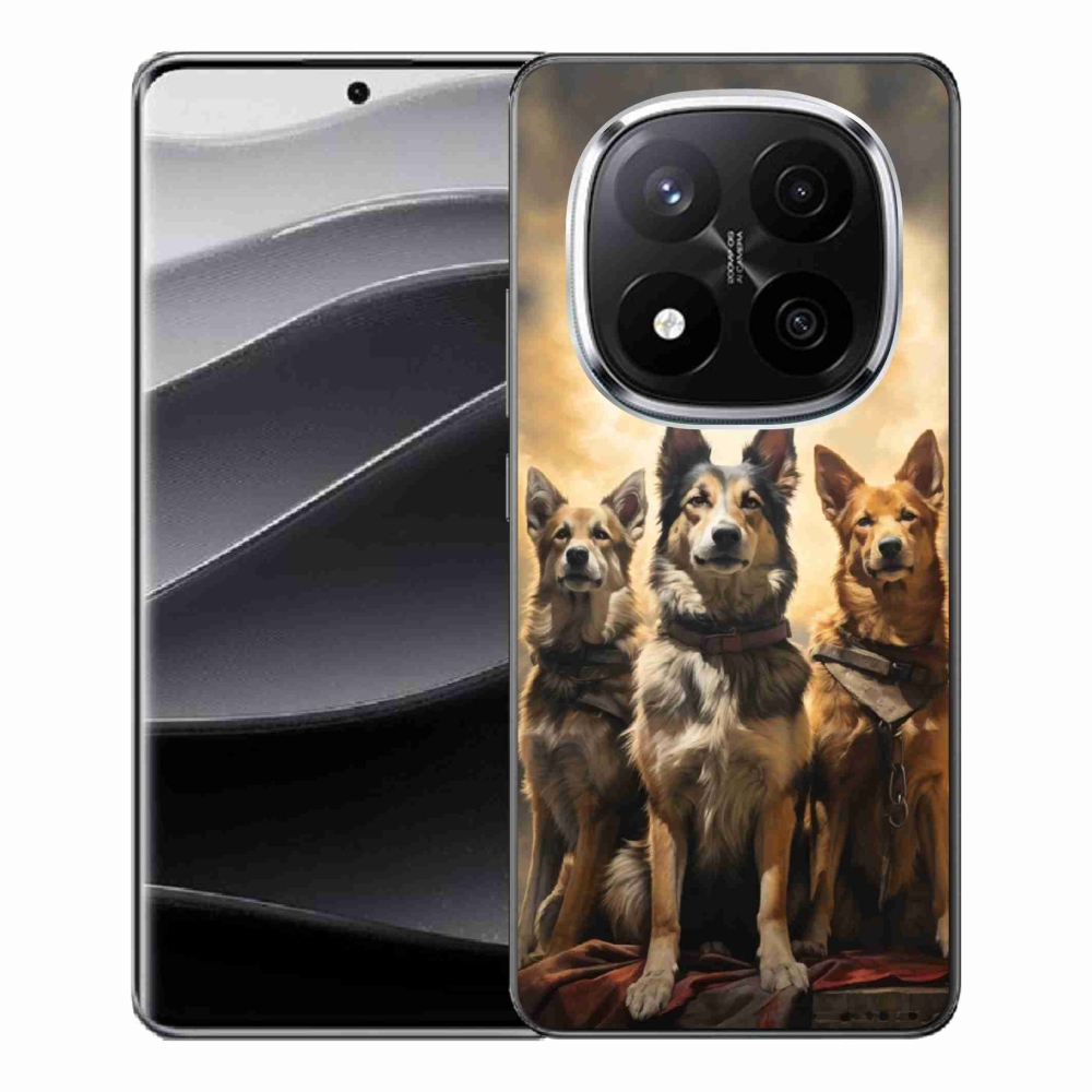 Gélový kryt mmCase na Xiaomi Redmi Note 14 Pro+ 5G - tri psy