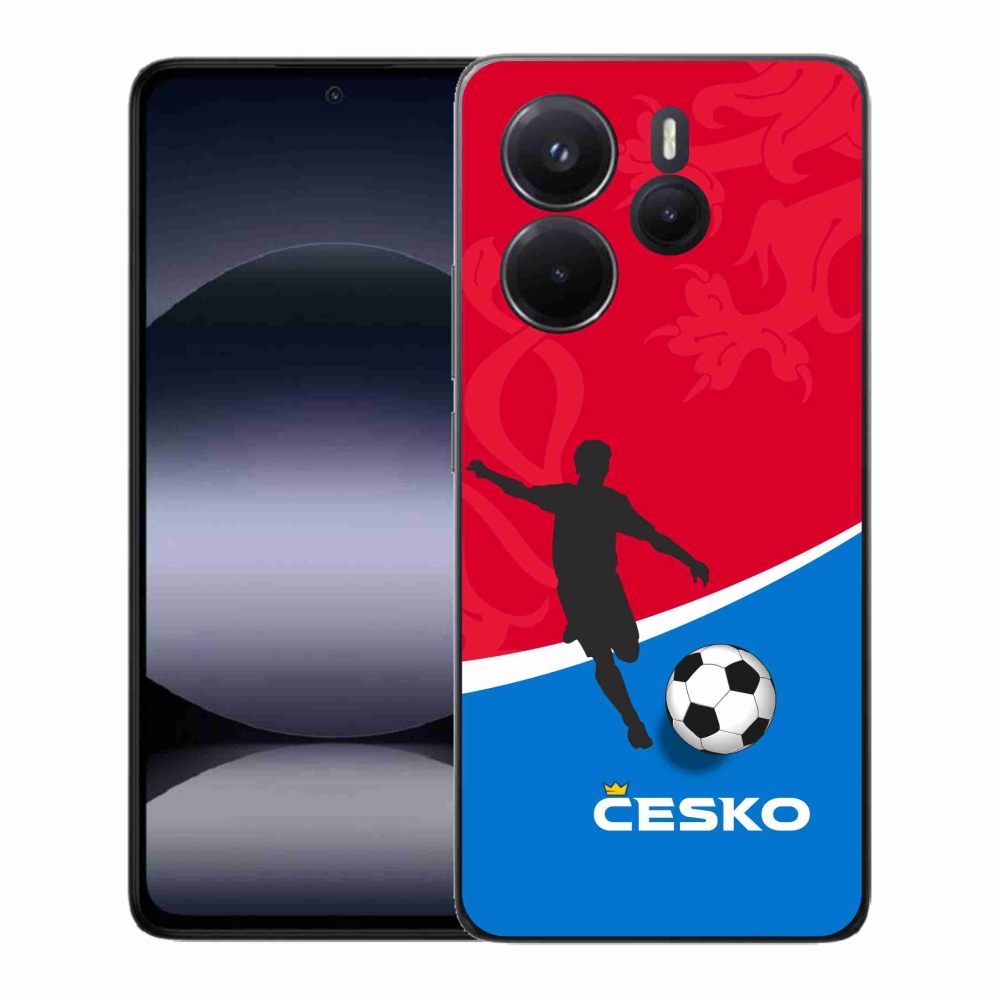 Gélový kryt mmCase na Xiaomi Redmi Note 14 - futbal Česko