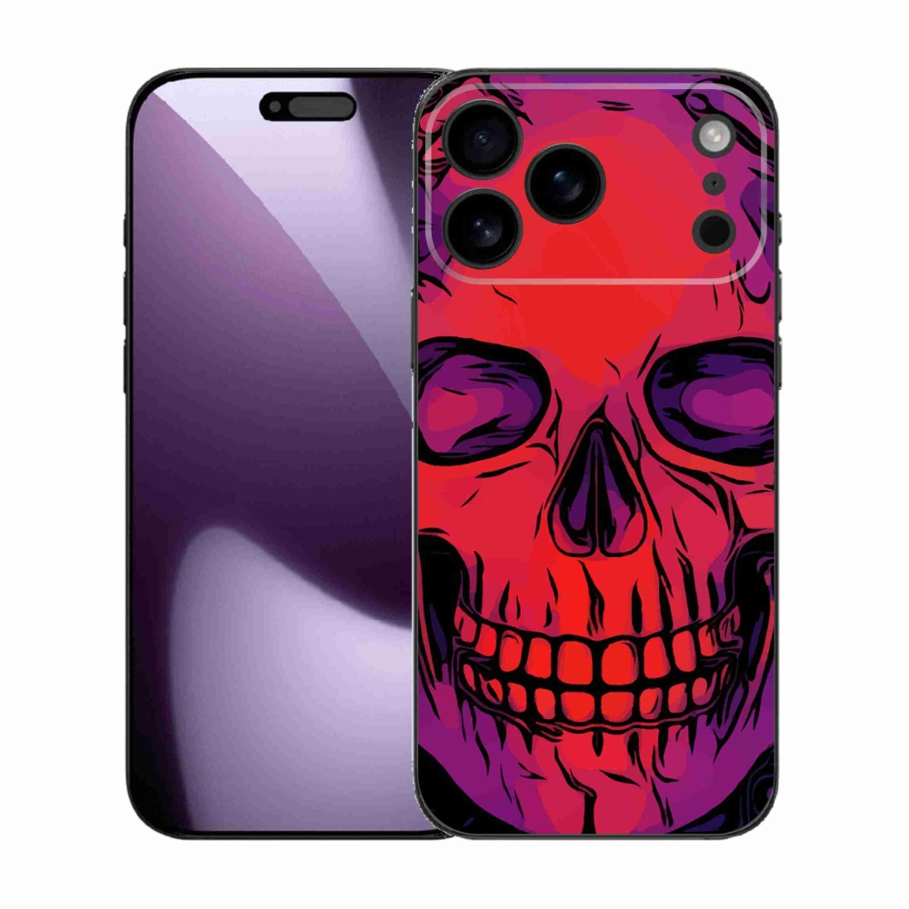 Gélový kryt mmCase na iPhone 17 Pro Max - lebka